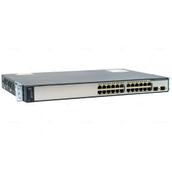 WS-C3750V2-24TS-S CISCO CATALYST 3750 V2 24PORT 100MB RJ-45 2PORT 1GB SFP